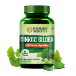 Himalayan Organics Ginkgo Biloba (60 Veg Capsules) For Healthy Brain Functions