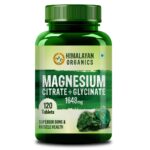 Himalayan Organics Magnesium 1648mg (120 Veg Capsules) For Bone & Muscle Health