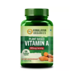Himalayan Organics Plant Based Vitamin A (840mcg) (120 Veg Capsules) For Healthy Eyesight, Immunity Support, Bone & Muscle Health
