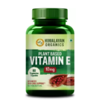 Himalayan Organics Plant Based Vitamin E 10mg (60 Veg Capsules) For Skin & Hair