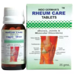 Indo German Rheum Care (25gm Tablets) For Multiple Joint Pains, Swelling, Red, Stiffness, Painful Joints