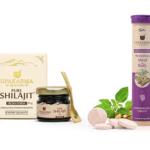 UPAKARMA Pure Shilajit Resin Form (20gm) & Ashwagandha Effervescent (20 Tablets) for Boost Stamina, Endurance, Strength & Reduce Stress & Anxiety