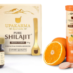 UPAKARMA Pure Shilajit Resin Form (20gm) & Original Shilajeet Effervescent (20 Tablets) for Boost Stamina, Endurance & Strength