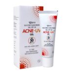 IPCA Acne-UV Sunscreen Gel SPF 50 PA+++ (50gm) Broad Spectrum UVA/UVB Protection | Oil Free & Water Resistant