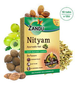 (Pack of 12) Zandu Nityam (10 Tablets Each) 2